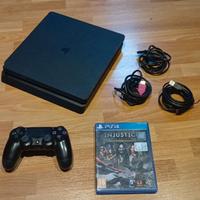 PlayStation 4 + controller + gioco Injustice