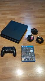 PlayStation 4 + controller + gioco Injustice