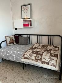 Struttura Letto Divano Letto in Ferro Nero