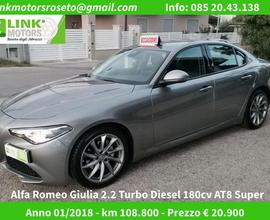 ALFA ROMEO Giulia 2.2 Turbodiesel 180 CV AT8 Sup