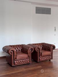 Poltrone vintage chesterfiel