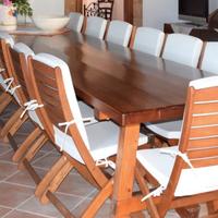 tavolo in legno artigianale 5 mt