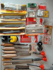 Attrezzi di lavoro per legna