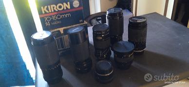 Set di obbiettivi macchina fotografica 