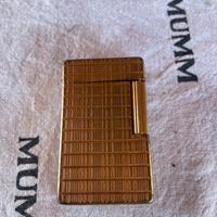 Accendino S.T. Dupont Paris placcato oro vintage