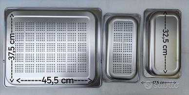 Teglie forate acciaio inox  Gastronorm