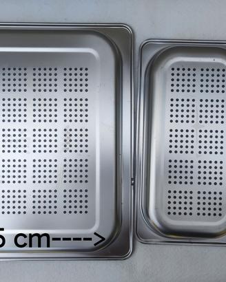 Teglie forate acciaio inox  Gastronorm