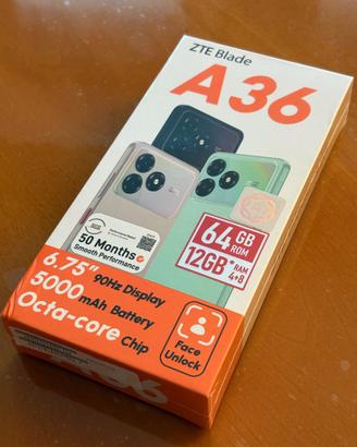 Smartphone ZTE Blade A36 64GB 4GB RAM – Nuovo sigi