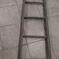 Antica scala a pioli artigianale inizio 900