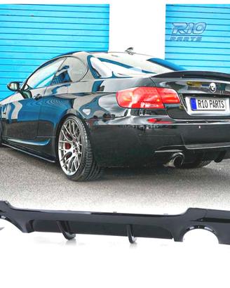 DIFFUSORE BMW E92 E93 LOOK M PERFORMANCE NERO LUCI