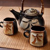 Servizio da tè in ceramica in stile giapponese 