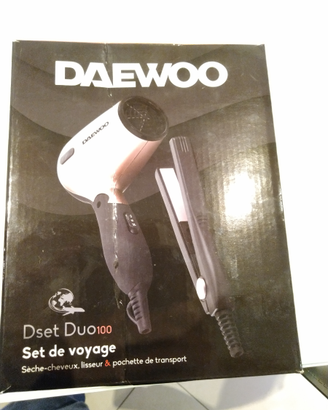 Asciugacapelli + Raddrizzatore Daewoo nuovo
