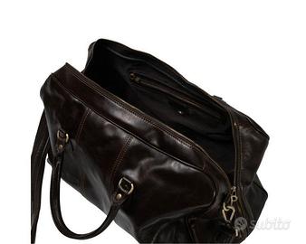 borsa  da Viaggio in Pelle di Vitello Toscano