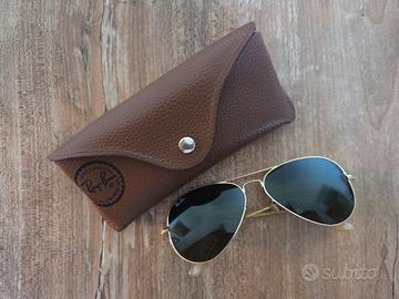Ray-Ban Aviator RB3025 – Oro / Lenti Verdi G-15 