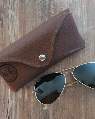 Ray-Ban Aviator RB3025 – Oro / Lenti Verdi G-15 
