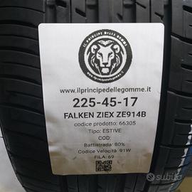2 GOMME 225 45 17 FALKEN A66305
