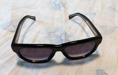 Occhiali da sole donna neri lilla originali 