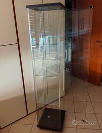 Vetrinetta in vetro e legno