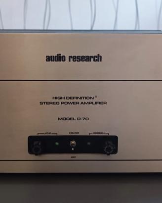 amplificatore audio research D70