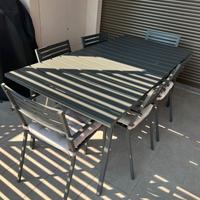 Tavolo 180x90 allungabile 240 con 8 sedie