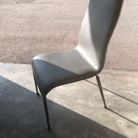 6 Sedie moderne grigio chiaro