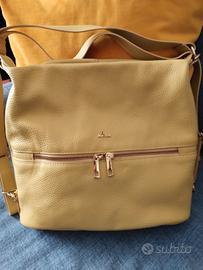 Borsa vera pelle Nardelli uso zaino/tracolla