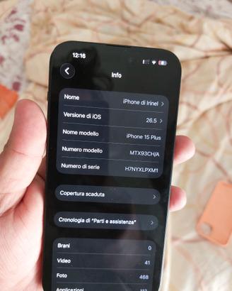 iPhone 15 Plus 128 GB - funzionante