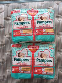Pampers Baby-dry mutandino tg 5 nuovi 