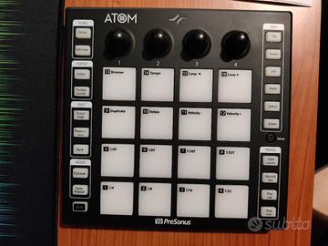 atom presonus pad controller midi