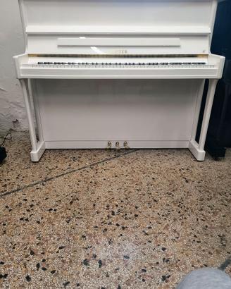 Pianoforte Sauter 120 bianco tedesco con trasporto
