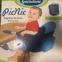 Seggiolino da tavolo per bambini Giordani