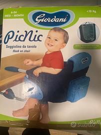 Seggiolino da tavolo per bambini Giordani