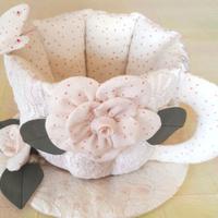 Tazza makeup - cestino x cosmetici o porta oggetti