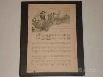 spartito musicale antico le mouchoir rouge 1899