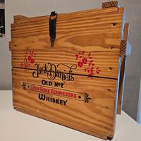 cassa in legno vintage Jack Daniel's 