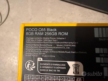 Android  15 Xiaomi Poco C65 8gb RAM 256gb Memoria