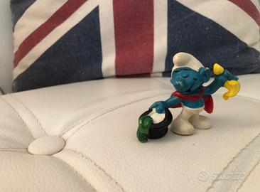 Puffo prestigiatore smurfs peyo schleich 200114