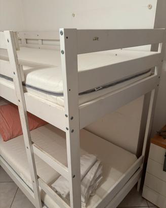 Letto castello bianco  ikea