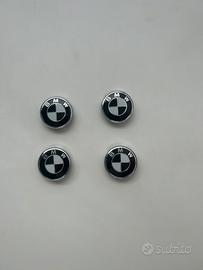 Set 4 Pezzi Coprimozzo BMW 60mm