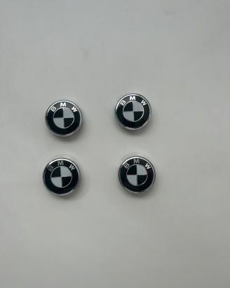 Set 4 Pezzi Coprimozzo BMW 60mm
