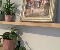 Mensola 2 metri con supporto invisibile integrato