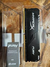 RAM DDR4 KINGSTON HYPERX FURY 16GB RGB
