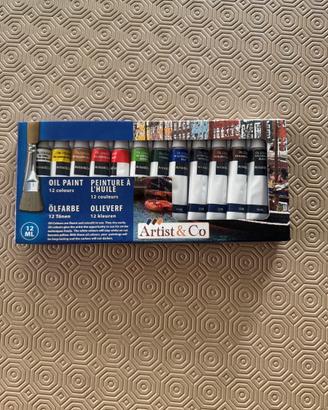 Scatola di colori ad olio - nuova