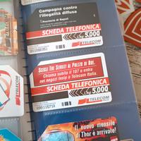 Collezione schede telefoniche prepagate