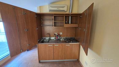 Cucina monoblocco completa 170 cm con frigorifero