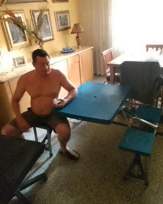 Tavolo campeggio bambini 4 posti richiudibile in v