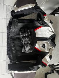 Giubbino + guanti moto