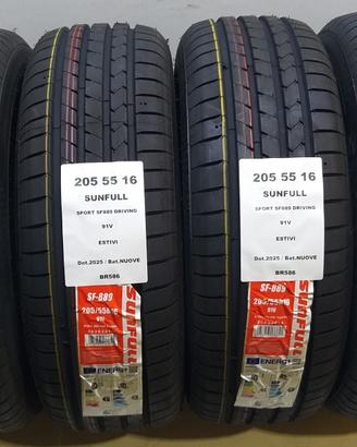 4 GOMME 205 55 16 SUNFULL BR586