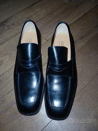 Mocassino uomo in pelle nera Alexander tg 46 1/2