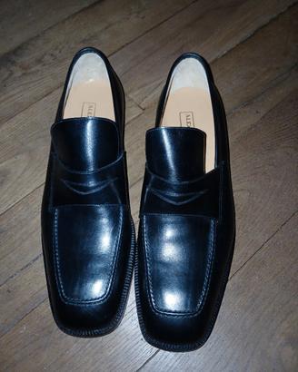 Mocassino uomo in pelle nera Alexander tg 46 1/2